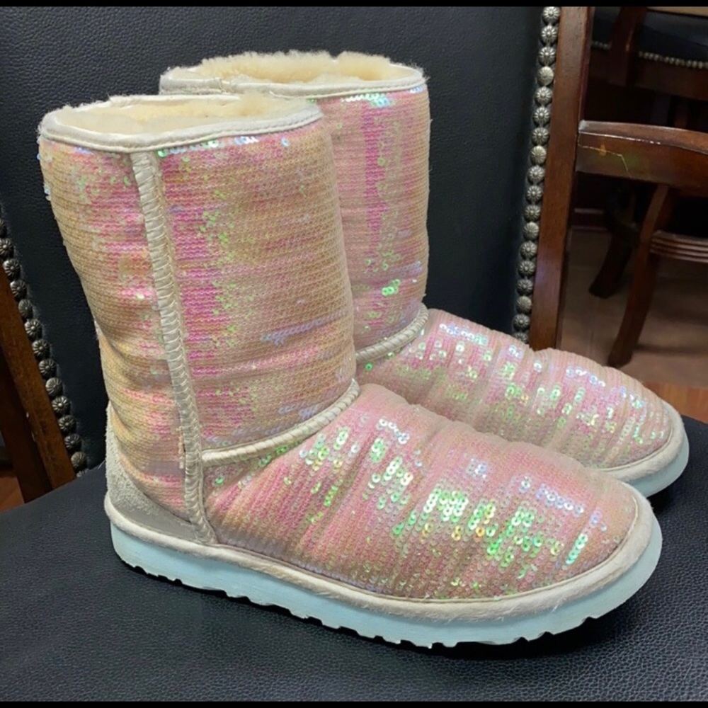 Limited Edition I Do Iridescent UGG Size 8